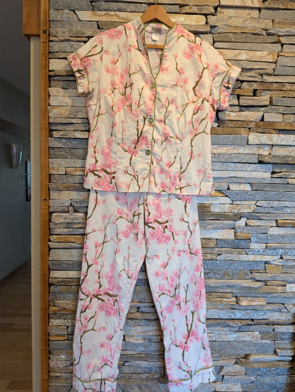 Bedhead Women's Cherry Blossom  Two-Piece Pajama Set